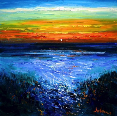 An incoming Atlantic tide Isle of Colonsay 24x24 An incoming Atlantic tide Isle of Colonsay 24x24